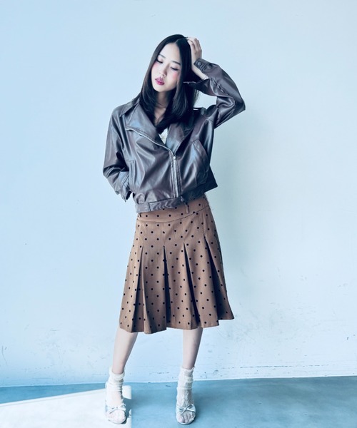 Y2K SYNAPSE FACTORY レザージャケット ライダース 「アーバン」ライト