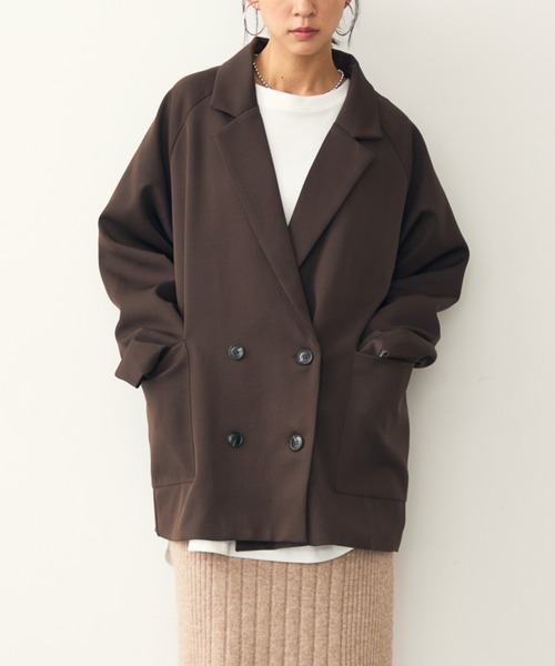 ジンジャー♡DIESEL テーラードジャケット ​XL 綿ウール 378 ジャケット テーラードジャケット オーバーサイズ ダブルテーラード