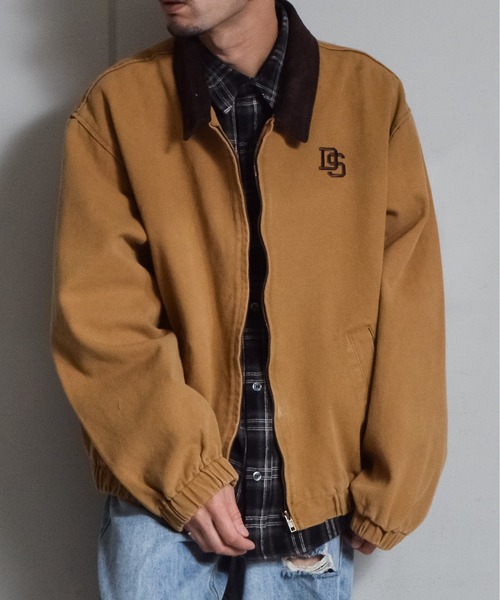 DOUBLE STEAL（ダブルスティール） ブルゾン アウター 衿コーデュロイ