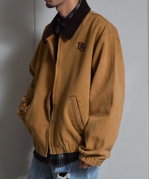 DOUBLE STEAL（ダブルスティール） ブルゾン アウター 衿コーデュロイ