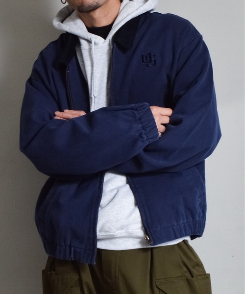 DOUBLE STEAL（ダブルスティール） ブルゾン アウター 衿コーデュロイ