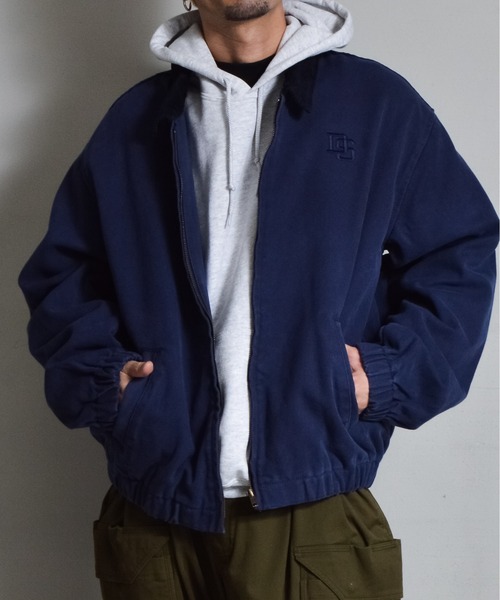 DOUBLE STEAL（ダブルスティール） ブルゾン アウター 衿コーデュロイ