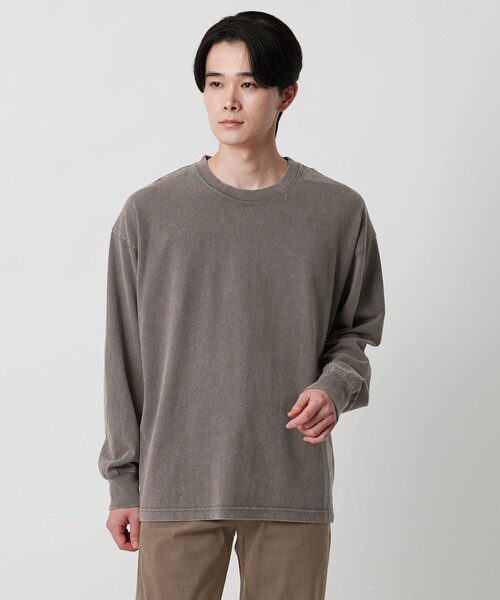A DAY IN THE LIFE tシャツ フェードカラー ロングスリーブTシャツ「A