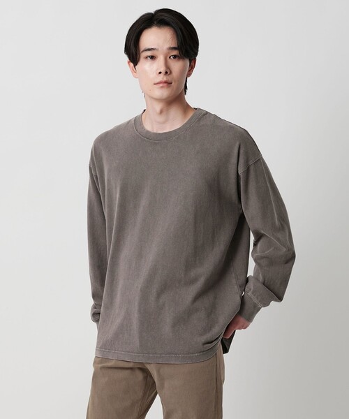 A DAY IN THE LIFE tシャツ フェードカラー ロングスリーブTシャツ「A
