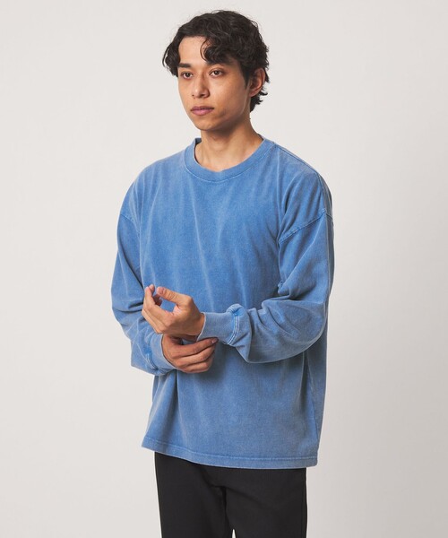 A DAY IN THE LIFE tシャツ フェードカラー ロングスリーブTシャツ「A
