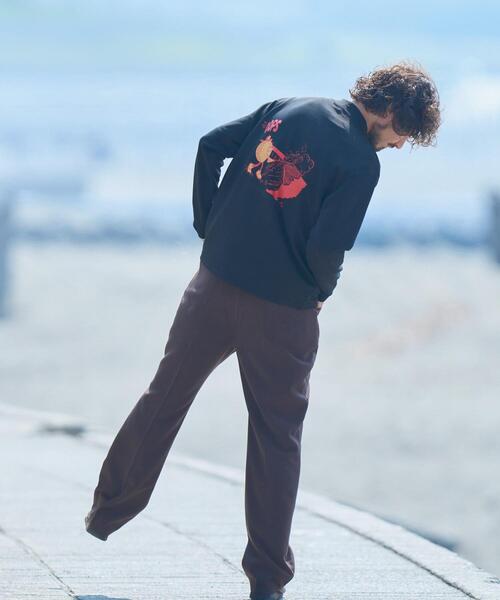 URBAN RESEARCH Sonny Label パンツ OOPS 360°ストレッチフレアパンツ