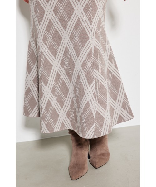 「rienda」 半袖ワンピース FREE ベージュ レディース_画像3