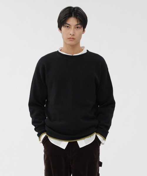 MHL.（エムエイチエル） セーター ニット PURE WOOL メンズ : ZOZOTOWN