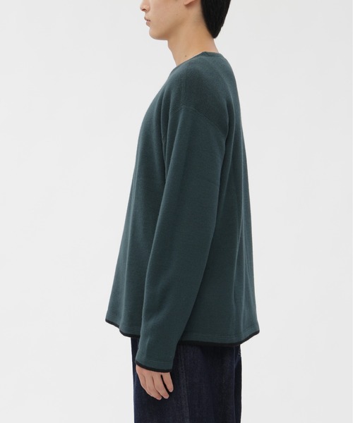 ◆タグ付き◆ エムエイチエル ウール 100% ニット Ⅱ MHL.（エムエイチエル）の「FELTED ROUGH WOOL（ニット/セーター