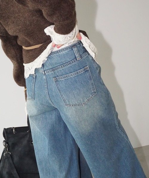chuclla（チュクラ） ワイドパンツ ジーンズ デニム デニムパンツ
