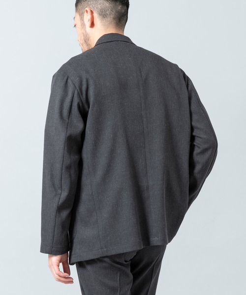 「URBAN RESEARCH ROSSO MEN」 テーラードジャケット LARGE ネイビー メンズ_画像4