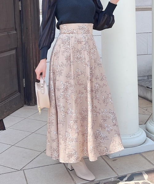 MIIA（ミーア） フレアスカート FREE グレー レディース : ZOZOTOWN