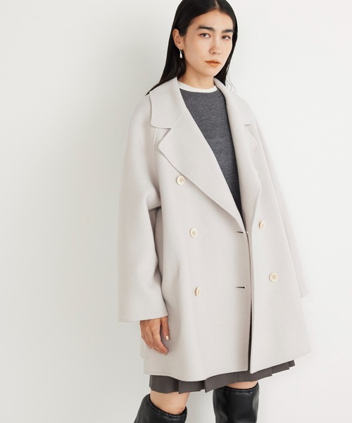 Whim Gazette（ウィム ガゼット） チェスターコート FREE ホワイト