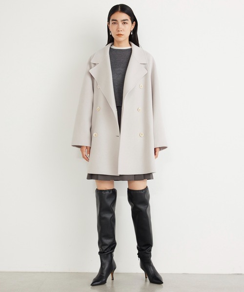 Whim Gazette（ウィム ガゼット） チェスターコート FREE ホワイト