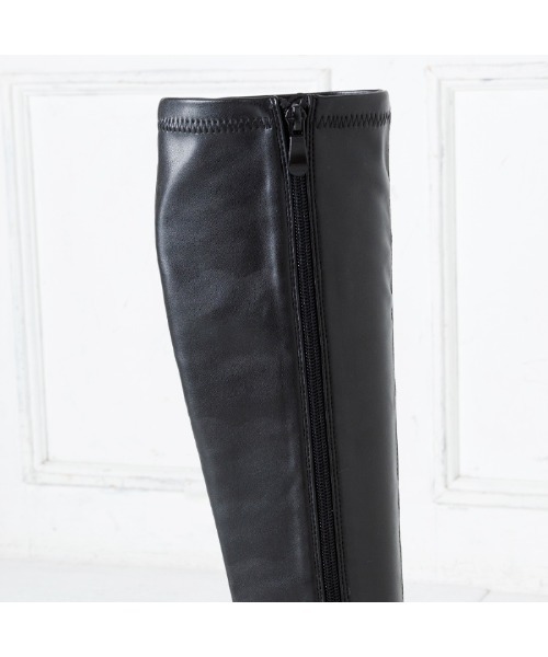 「attagirl」 ロングブーツ S ブラック レディース_画像2