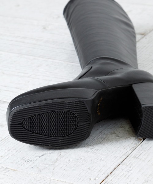 「attagirl」 ロングブーツ S ブラック レディース_画像3