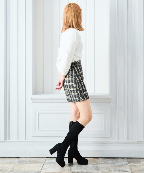 「attagirl」 ロングブーツ S ブラック レディース_画像8