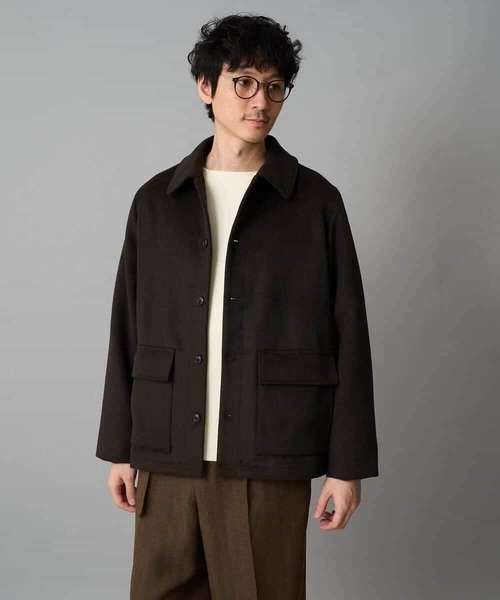 a.v.v（アー・ヴェ・ヴェ） コート ジャケット フェイクウールワイド