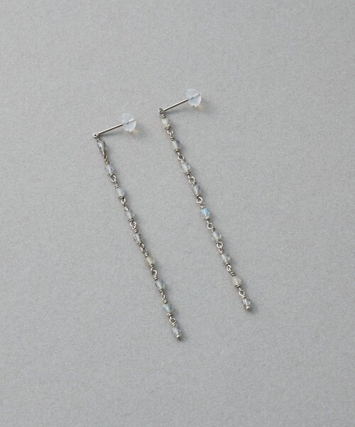 ete（エテ） ピアス ナチュラルストーン ロング ピアス レディース