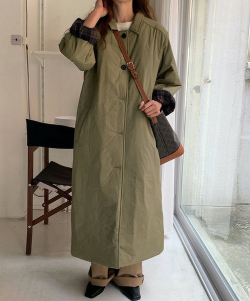 グッチ トレンチコート ホースビット金具 カーキ 裏地総柄 グッチ トレンチコート ホースビット金具 カーキ 裏地総柄