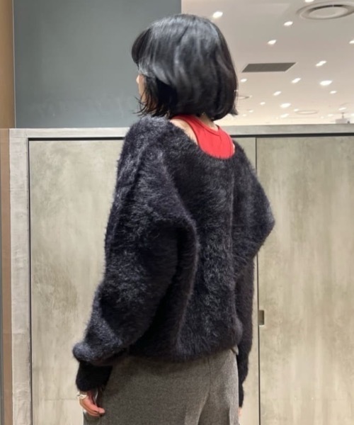 STYLEMIXER（スタイルミキサー） ニット セーター 2WAYシャギーニット