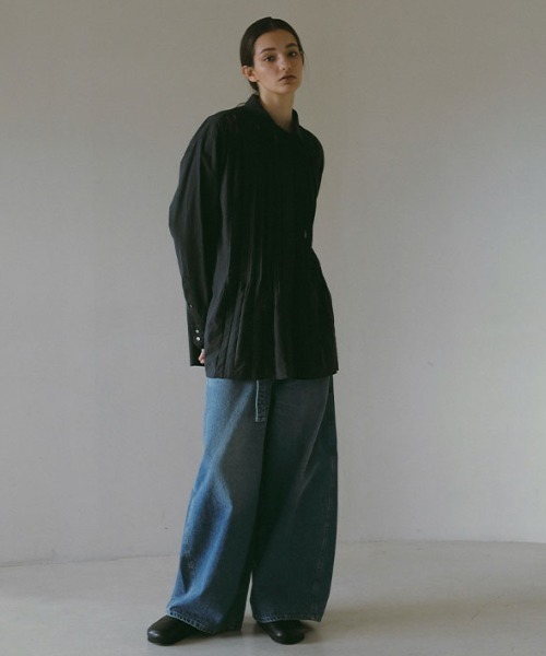 ETRE TOKYO（エトレトウキョウ） デニムパンツ S ブラック レディース