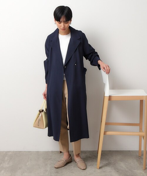 OPAQUE.CLIP（オペークドットクリップ） トレンチコート 00 ネイビー