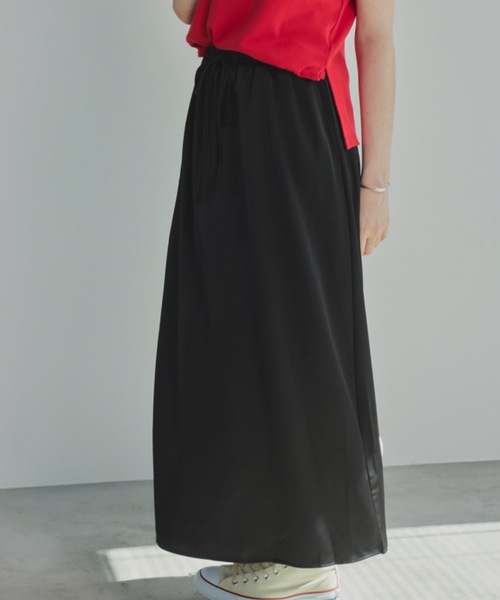 「Unitage」 フレアスカート FREE ブラック レディース_画像3