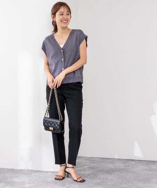 「NOLLEY'S Sophi」 パンツ 38 ベージュ レディース_画像3