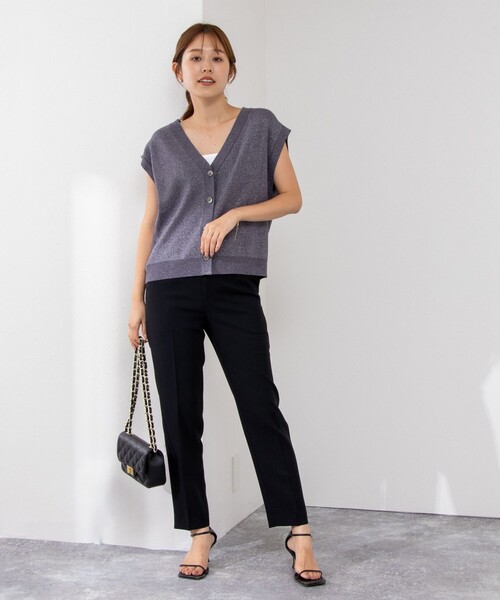 「NOLLEY'S Sophi」 パンツ 38 ベージュ レディース_画像4