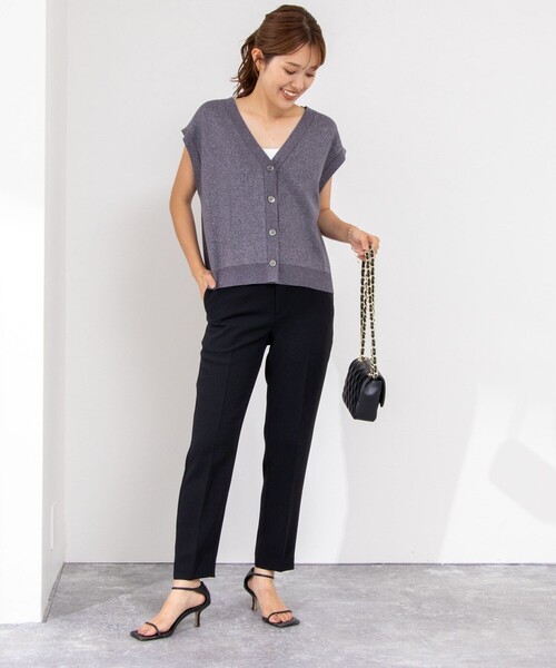 「NOLLEY'S Sophi」 パンツ 38 ベージュ レディース_画像7