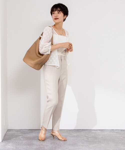 「NOLLEY'S Sophi」 パンツ 38 ベージュ レディース_画像9