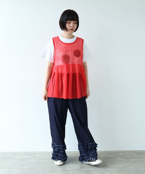 bulle de savon（ビュルデサボン） パンツ 5.5oz denim furi furi