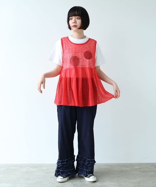 bulle de savon（ビュルデサボン） パンツ 5.5oz denim furi furi