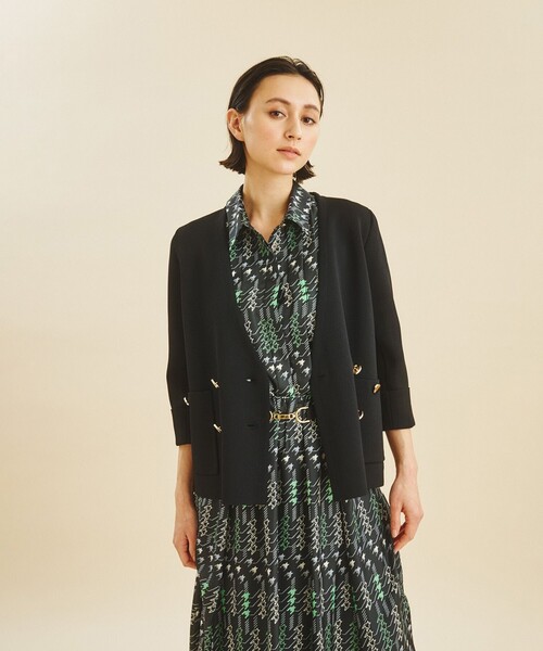 GRACE CONTINENTAL（グレースコンチネンタル） ノーカラージャケット