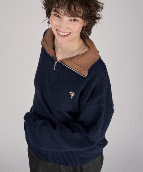 「ONCILY」 長袖ニット SMALL ブラック メンズ_画像5