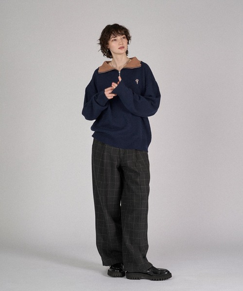 「ONCILY」 長袖ニット SMALL ブラック メンズ_画像7