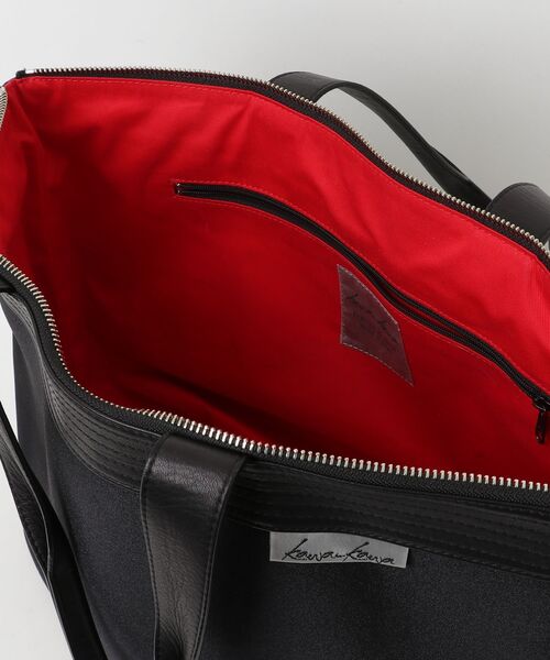 「Kawa-Kawa」 ワンポイントトートバッグ - ブラック レディース_画像4