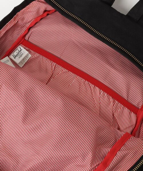 「Herschel Supply」 リュック - ブラック レディース_画像4