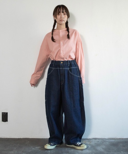 URCH RNA＊フレンチワークの風船パンツ URCH RNA（アーチ アールエヌエー）の「R4109 フレンチワークの風船
