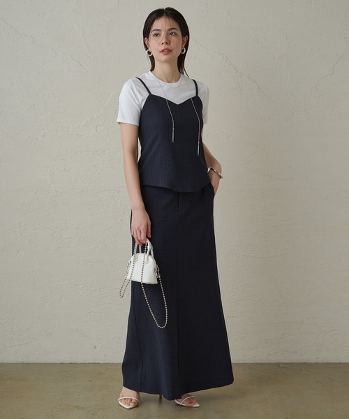 「LOUNGEDRESS」 スカート MEDIUM ブラウン レディース_画像3