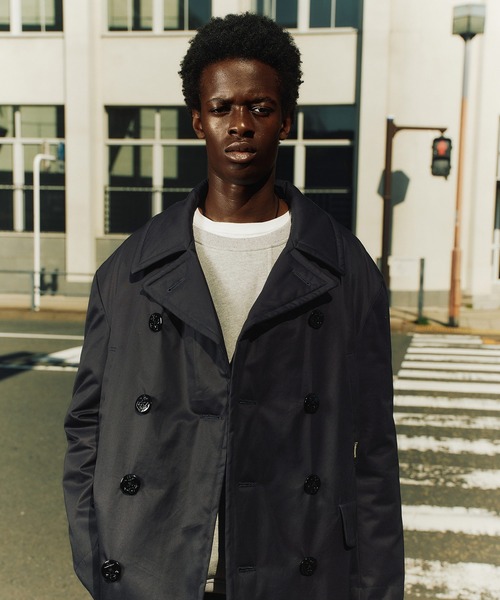 Subciety（サブサエティ） ピーコート X-LARGE ネイビー メンズ