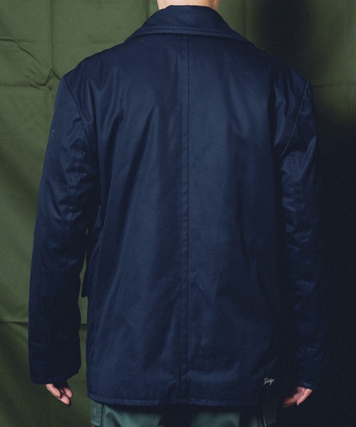 Subciety（サブサエティ） ピーコート X-LARGE ネイビー メンズ