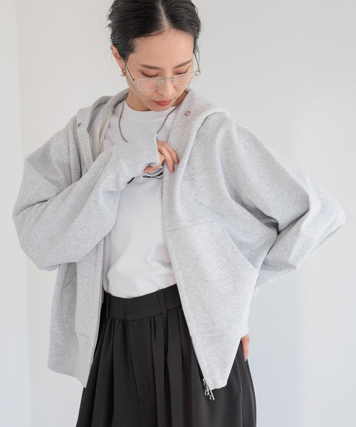 HEREIAM パーカー 「HEREIAM」メタルポイントパーカー レディース
