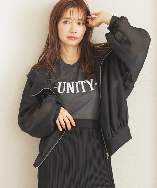 「mysty woman」 ブルゾン FREE ブラック レディース_画像8