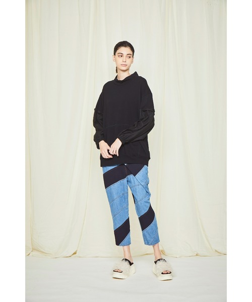 「gomme」 長袖カットソー MEDIUM ブラック レディース_画像5