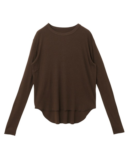 「evernavy」 長袖カットソー M グレー レディース_画像9