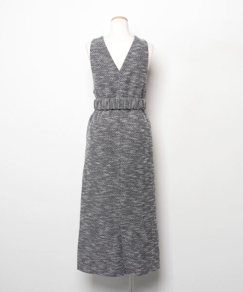 「Re:EDIT」 サロペットスカート M ブラック レディース_画像2