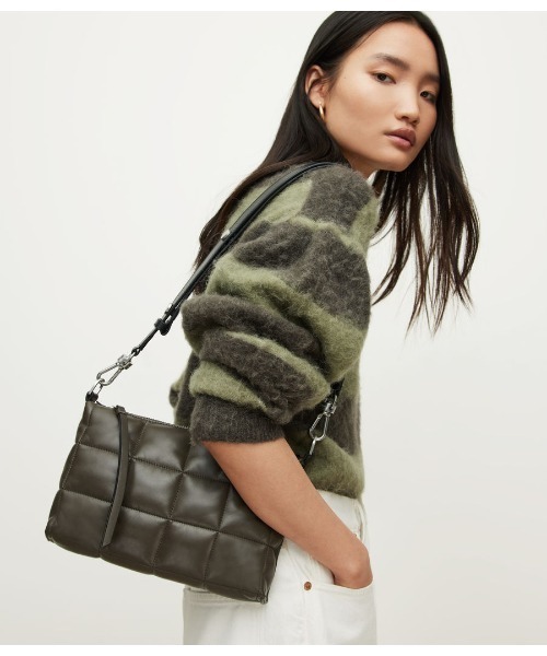 「ALLSAINTS」 ショルダーバッグ ONE SIZE オリーブ レディース_画像6