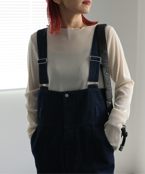 「ap retro」 長袖カットソー FREE アイボリー レディース_画像4